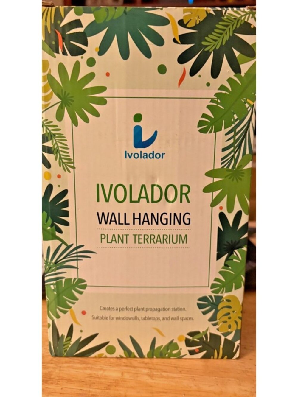 Ivolador Wall Hanging Plant Terrarium With Wooden Frame Glass Tubes Houseplants - Picture 7 of 7